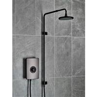 Triton Showers Triton Collection UNIQ Electric Shower Matt 9.5kW in Black