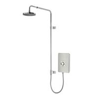 Triton Showers Triton Collection UNIQ Electric Shower 9.5kW in Brushed Steel