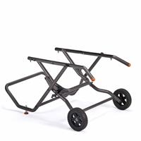 Evolution Compact Folding Table Saw Stand in Black Steel