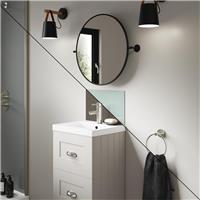 Wetwall Alloy Double-Sided Bathroom Wall Panel Terra Grey / Seabreeze Green 400 x 250mm in Terra Grey/Seabreeze Green
