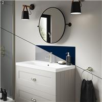 Wetwall Alloy Double-Sided Bathroom Wall Panel Atlantic / Urban Grey 800 x 250mm in Atlantic/Urban Grey