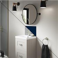 Wetwall Alloy Double-Sided Bathroom Wall Panel Atlantic / Urban Grey 400 x 250mm in Atlantic/Urban Grey