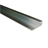 Wetwall Alloy Edge Profile Trim Matt 3050mm in Silver