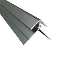 Wetwall Alloy External Corner Trim Matt 750mm in Anthracite