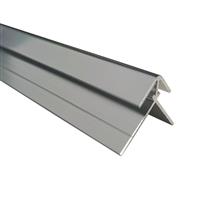 Wetwall Alloy External Corner Trim Matt 600mm in Silver