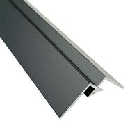 Wetwall Alloy Internal Corner Trim Matt 750mm in Anthracite