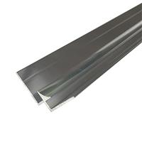 Wetwall Alloy Internal Corner Trim Matt 600mm in Silver