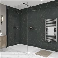 Wetwall Elite Bathroom Wall Panel 2420 x 1200mm in Marbre Celeste Plastic