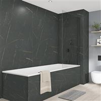 Wetwall Elite Bathroom Wall Panel 2420 x 160mm in Marbre Celeste Plastic