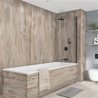 Wetwall Elite Bathroom Wall Panel 2420 x 160mm in Rift Oak Plastic
