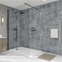 Wetwall Elite Bathroom Wall Panel 2420 x 580mm in Ravello Plastic