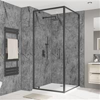 Wetwall Alloy Bathroom Wall Panel 2440 x 600mm in Tempesta