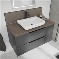 Wetwall Mermaid Vanity Worktop 1500 x 425mm in Marmo Venezia