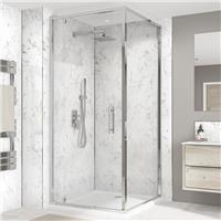 Wetwall Alloy Bathroom Wall Panel 2440 x 1220mm in Roman Marble