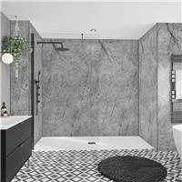 Wetwall Alloy Bathroom Wall Panel 2440 x 1220mm in Tempesta