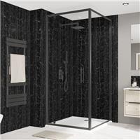 Wetwall Alloy Bathroom Wall Panel 2440 x 1220mm in Nero Portoro