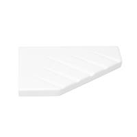 Wetwall Niche Corner Shelf in White