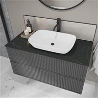 Wetwall Elite Compact Vanity Worktop 1500 x 425mm in Marbre Celeste