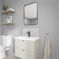 Wetwall Alloy Bathroom Wall Panel 600 x 250mm in Fossil Stone