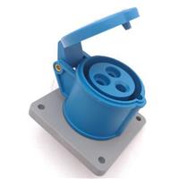 Wessex Electrical Wessex IP44 Panel Socket 16A 230V in Blue