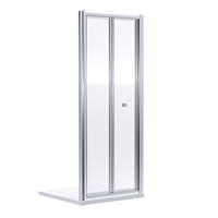 Nuie Rene Bi-Fold Shower Enclosure Door 700mm in Chrome Aluminium