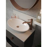 Splashback Silk Glass Bathroom 250 x 500mm in Grey