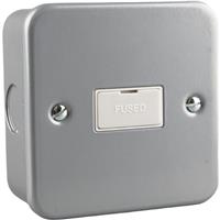 Wessex Electrical Wessex Metal Clad Spur 13A 13A in Silver