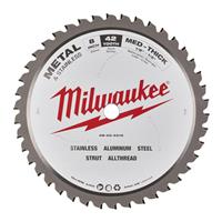 Milwaukee Metal Circular Saw Blade 203 x 5/8" x 1.8mm 42T in White Resin