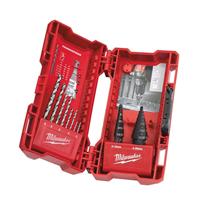 Milwaukee Step Drill + Thunderweb HSS-G Set 2-20mm (10 Piece) Plastic