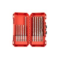 Milwaukee SDS+ M2 Drill Bit Set 5-12mm (10 Piece) in Chrome Steel