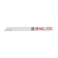 Milwaukee Metal Thin Kerf Reciprocating Saw Blade 230 x 14TPI (50 Pack) in White Steel