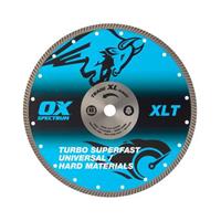 OX Trade XL Turbo Diamond Blade 300 x 20mm in Blue