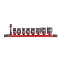 Milwaukee SHOCKWAVE Socket Set 3/8" (9 Piece) Steel
