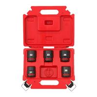 Milwaukee SHOCKWAVE Socket Set 1" (5 Piece) in Black Steel