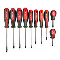 Milwaukee Tri-lobe Screwdriver (10 Piece) in Black/Red