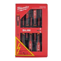 Milwaukee Tri-Lobe VDE Screwdriver PZ Set (7 Piece) in Red
