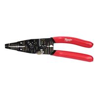 Milwaukee Multi-Purpose Wire Stripper with Crimper in Black/Red
