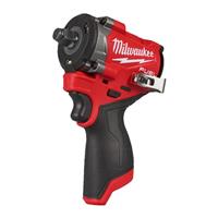 Milwaukee M12FCIWF12G3-0 FUEL Compact 1/2" Impact Wrench with Friction Ring Body Only in Black/Red