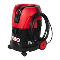 Milwaukee AS2-250EM 25L M-Class Dust Extractor Body Only in Red Rubber
