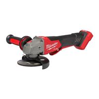Milwaukee M18FSAGV115XPDB-0 FUEL Angle Grinder with Paddle Switch Body Only in Black/Red Steel