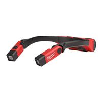 Milwaukee L4NL400-301 Rechargeable Neck Light 1 x 3.0Ah USB in Black/Red