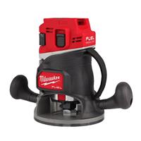 Milwaukee M18FR12KIT-0P FUEL 12mm Plunge Router and Packout XL Body Only in Black/Red