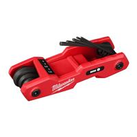 Milwaukee Metric Folding Hex Key Set (8 Piece) in Red