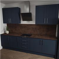 Mariz Half Splashback 1500 x 600 x 3mm in Antique Rust