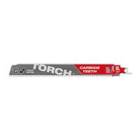 Milwaukee Sawzall Reciprocating Saw Blade TCT Torch 230mm x 8TPI in Red/Grey Iron