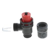 Baxi 7661826 Safety/Press Relief Valve Kit in Black