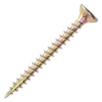 Rawlplug R-QCP Chipboard Screws 4.0 x 40mm (200 Pack) in Gold