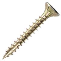 Rawlplug R-QCP Chipboard Screws 4.5 x 30mm (200 Pack) in Gold