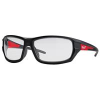 Milwaukee Performance Safety Glasses Clear in Black