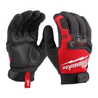Milwaukee DemolitionX Gloves Medium in Black/Red Leather